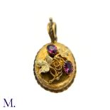 An Antique Garnet Locket