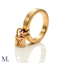 A Padlock Ring by Louis Vuitton