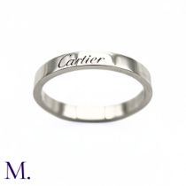 A C de Cartier Platinum Band by Cartier