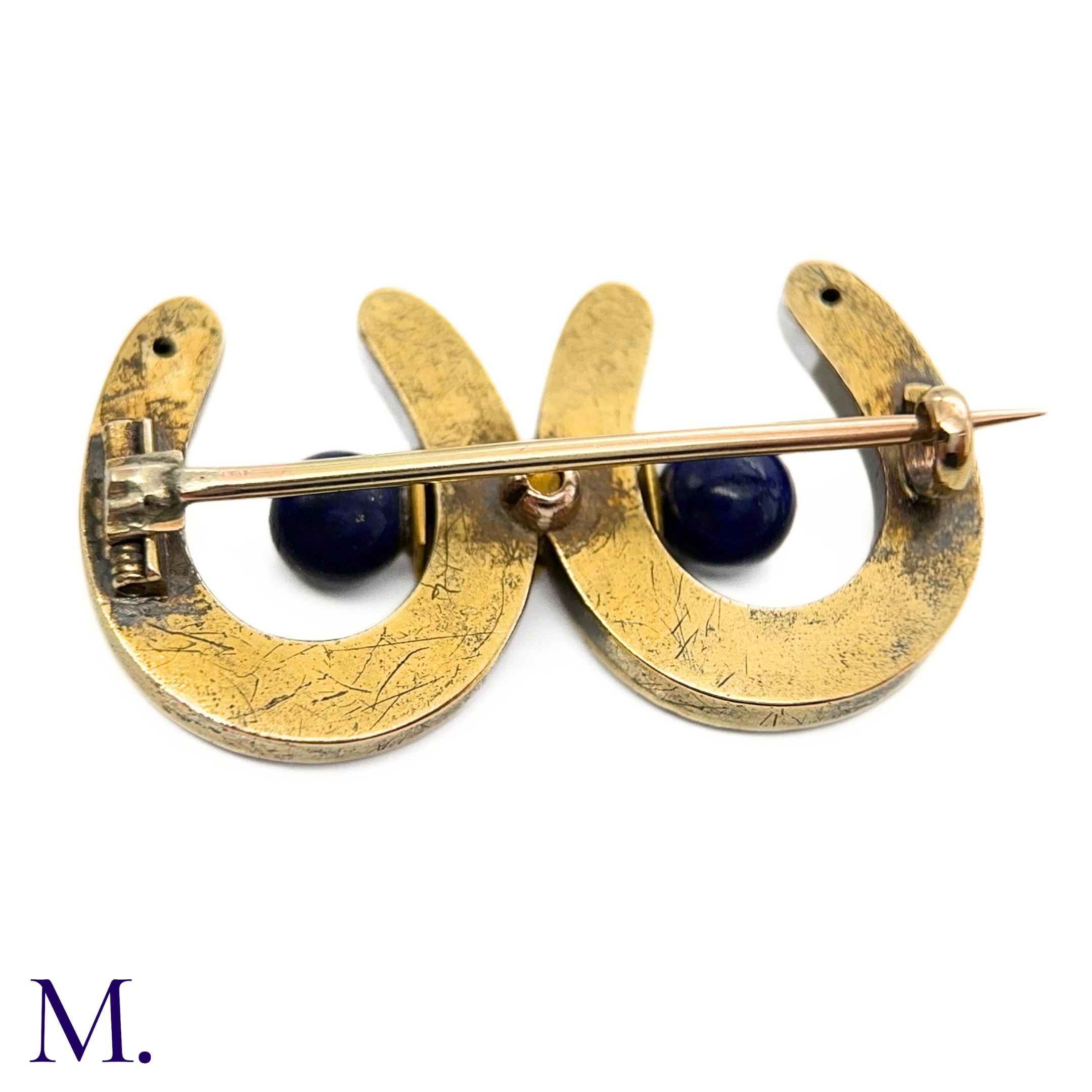 A Victorian Double Horseshoe Brooch - Image 5 of 5