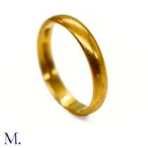 A 22ct Gold Band