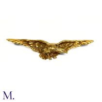 A French 18ct Gold Eagle Brooch