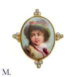 An Antique Miniature Brooch