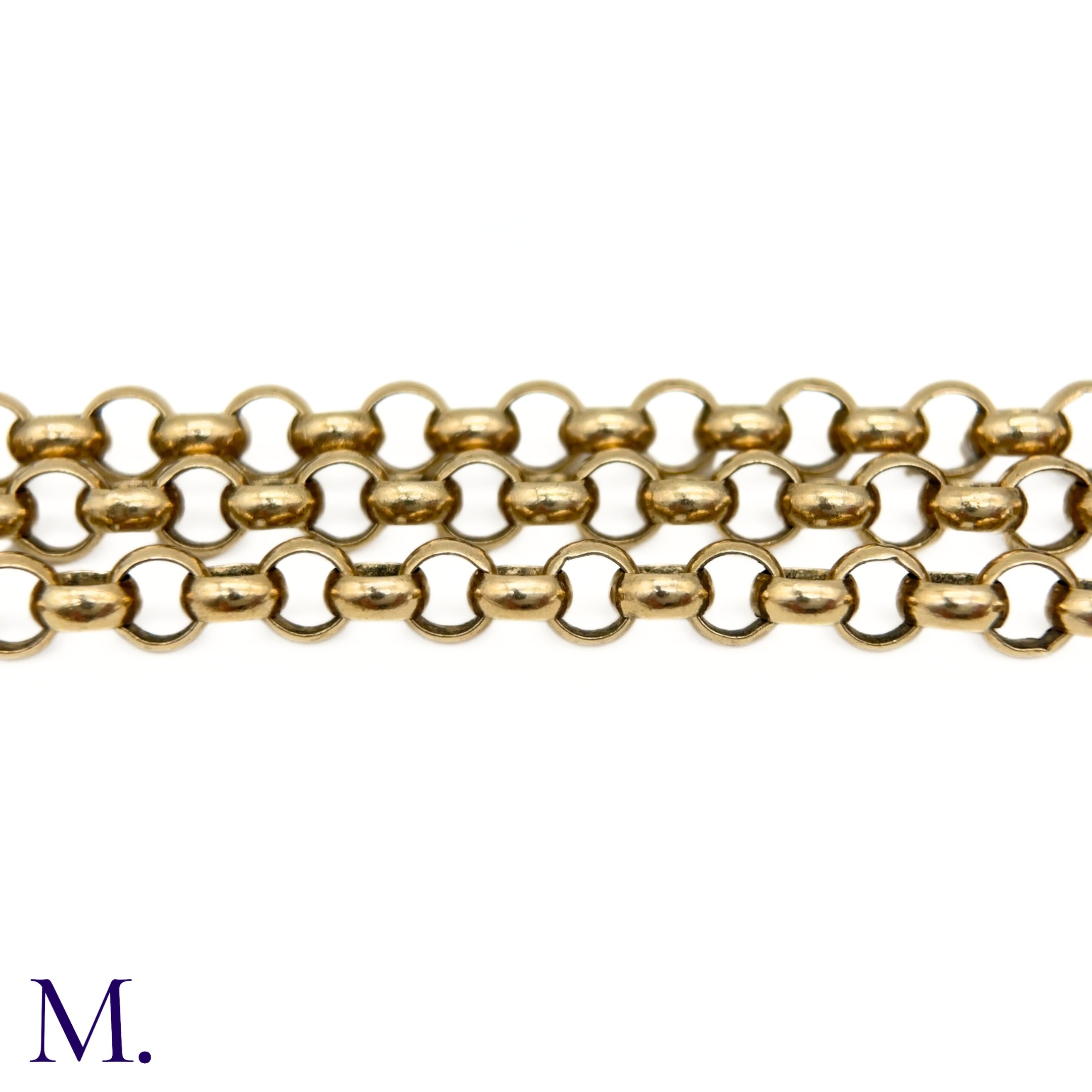 An Antique 9ct Gold Long Guard Chain - Image 6 of 6