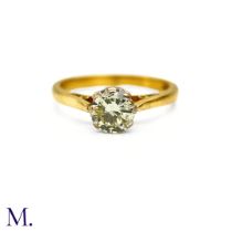 A Solitaire Ring (c. 0.75ct)