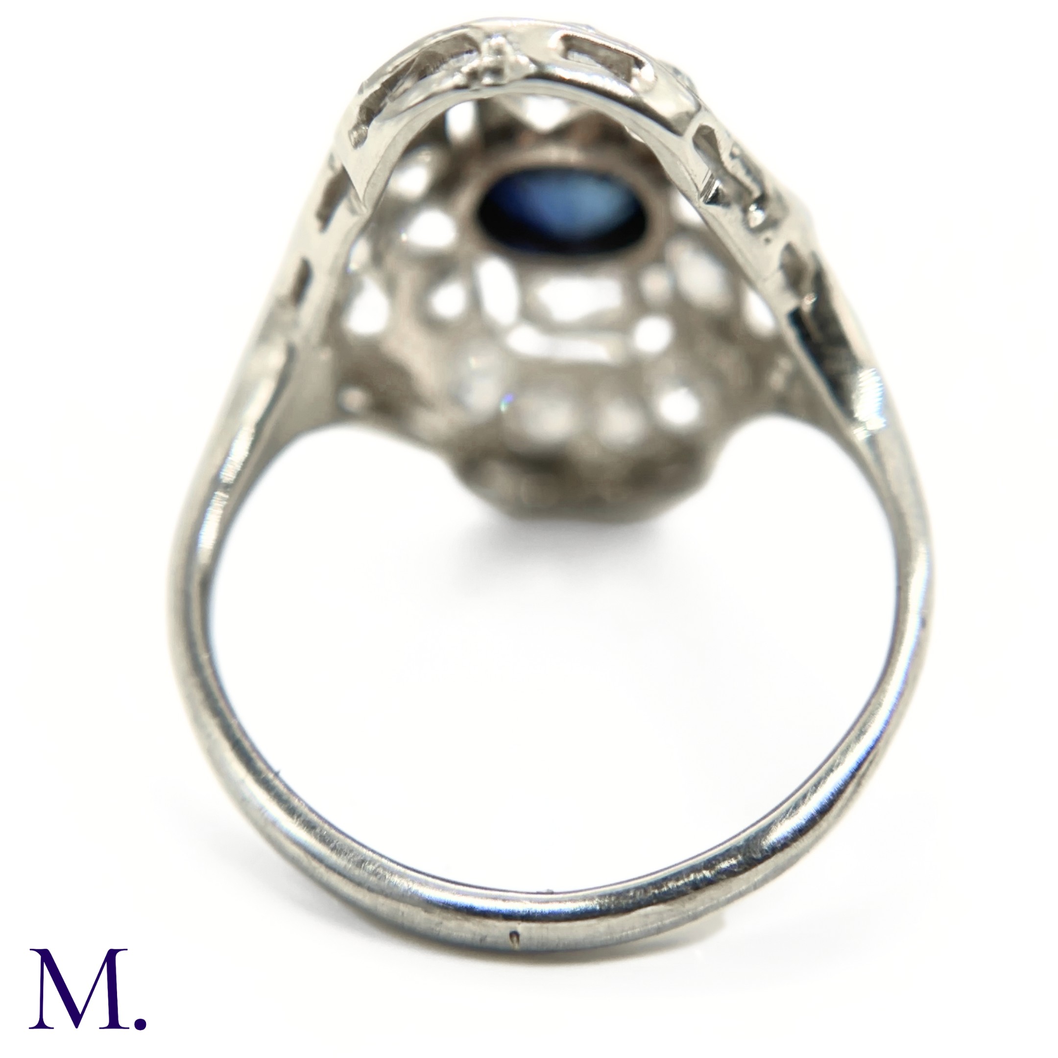 A Sapphire and Diamond Ring - Image 5 of 7