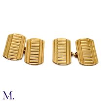 NO RESERVE - A Pair of 9ct Gold Cufflinks