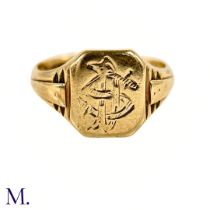 A 9ct Gold Signet Ring