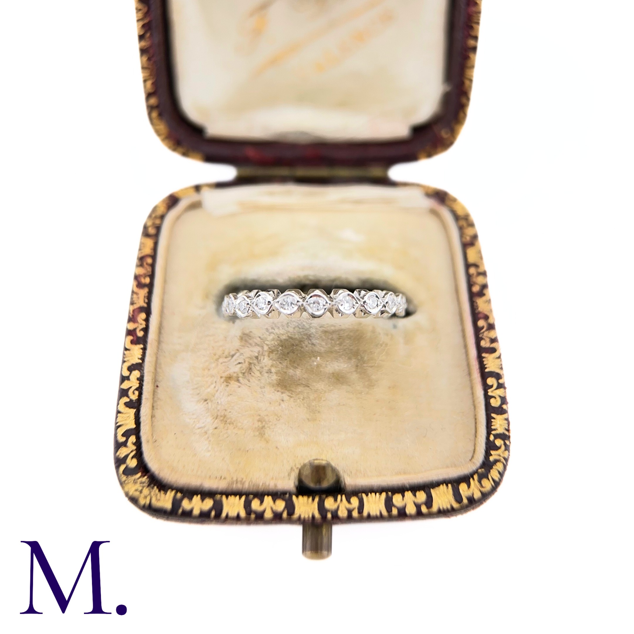 A Diamond Eternity Band The 18ct white gold band is set with approximately 0.65ct of round cut - Image 4 of 4