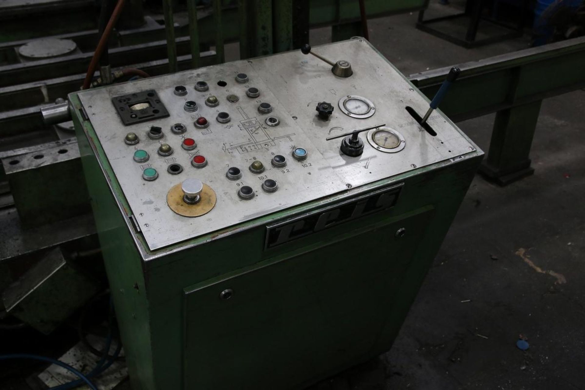 Reis TUS-160 Down Acting 4-Post Hydraulic Spotting Press - Image 13 of 14