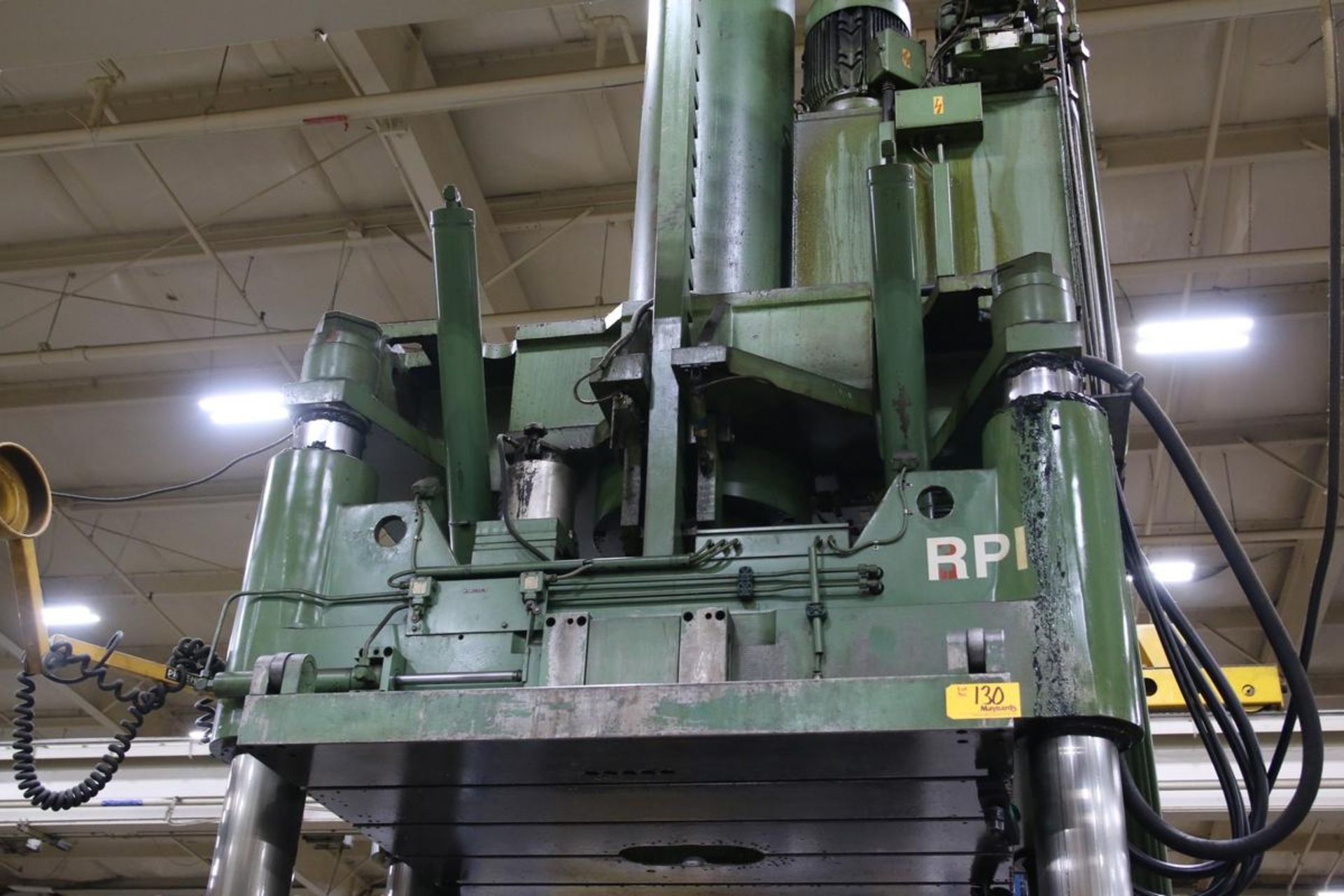 Reis TUS-160 Down Acting 4-Post Hydraulic Spotting Press - Image 10 of 14