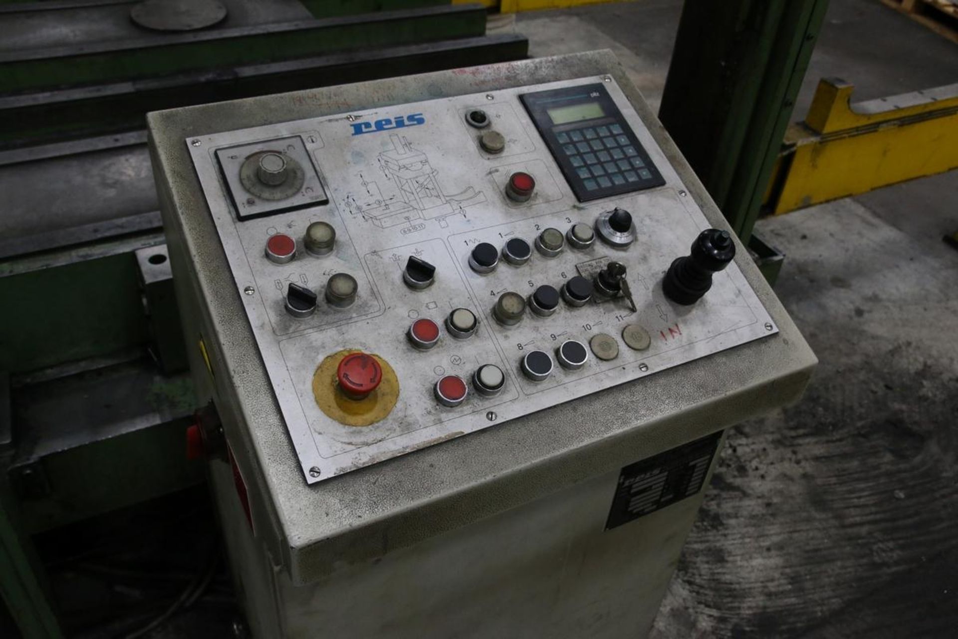 1997 Reis TUS-160 -100 Down Acting 4-Post Hydraulic Spotting Press - Image 12 of 13