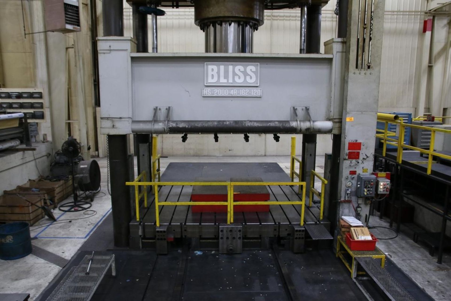 1967 Bliss HS-2000 4R-162-120 4-Post Hydraulic Try Out Press - Image 5 of 22