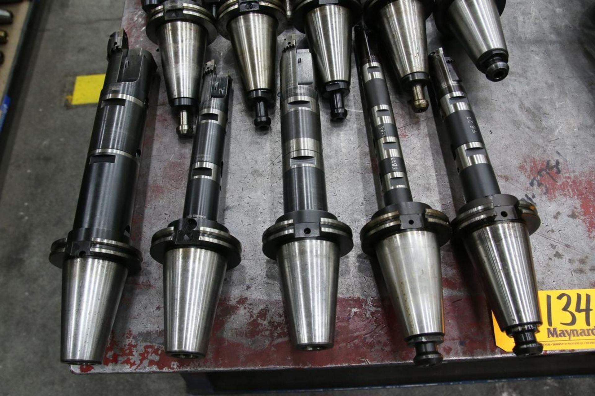 (15) CAT 50 Tool Holders with Assorted Tooling [Loc: Plant 1 ]