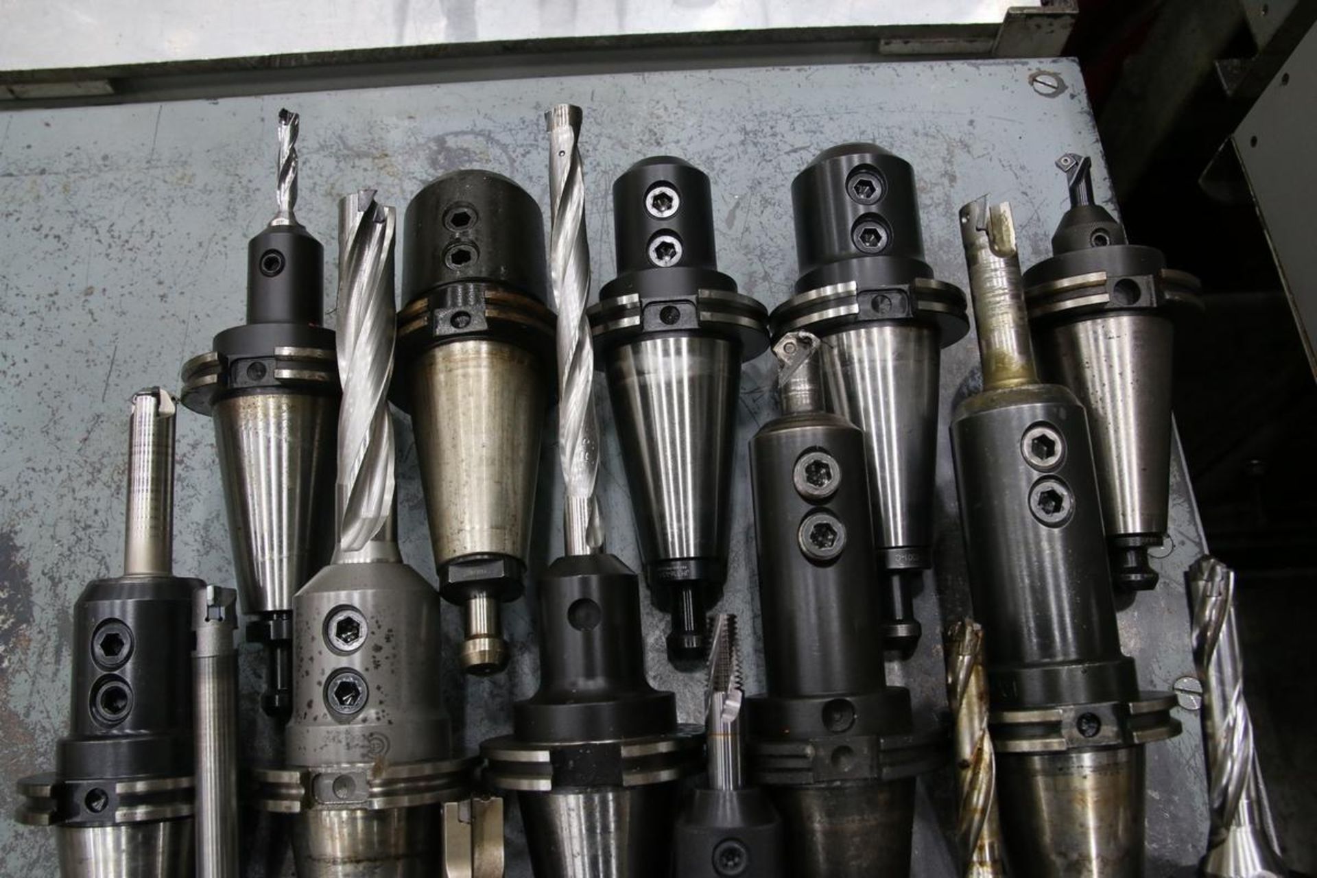 (15) CAT 50 Tool Holders with Assorted Tooling [Loc: Plant 1 ]