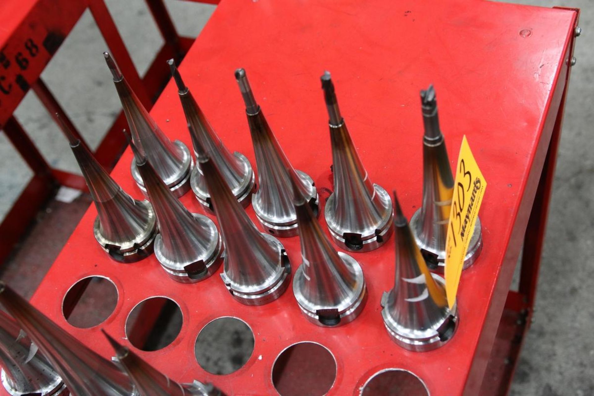 (10) HSK 63A Shrink Fit Tool Holders with Assorted Tooling - Image 2 of 3