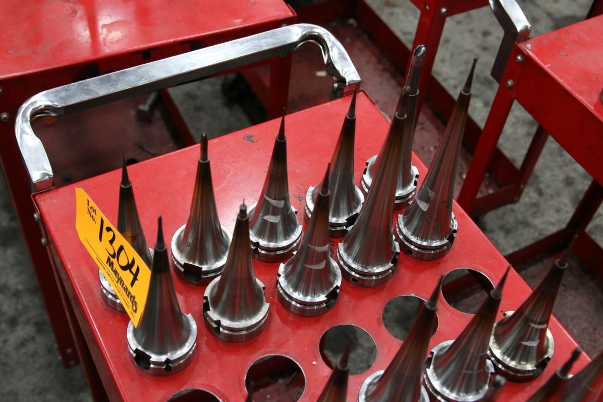 (10) HSK 63A Shrink Fit Tool Holders with Assorted Tooling - Image 2 of 3