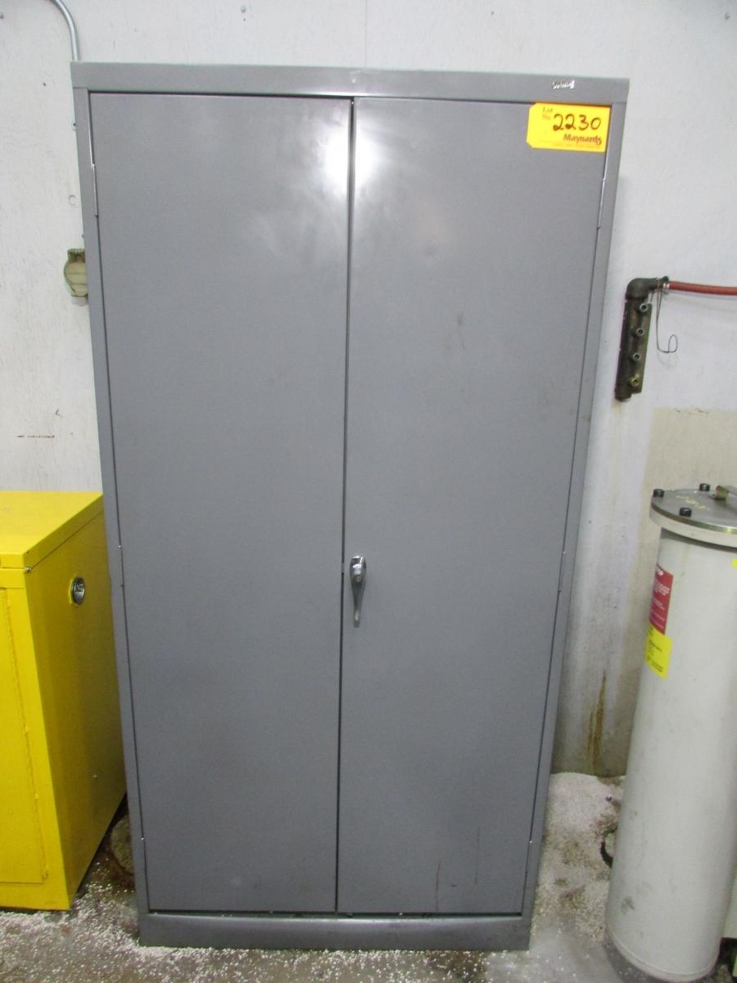 U-Line 2-Door Industrial Cabinet with 1 Shelf