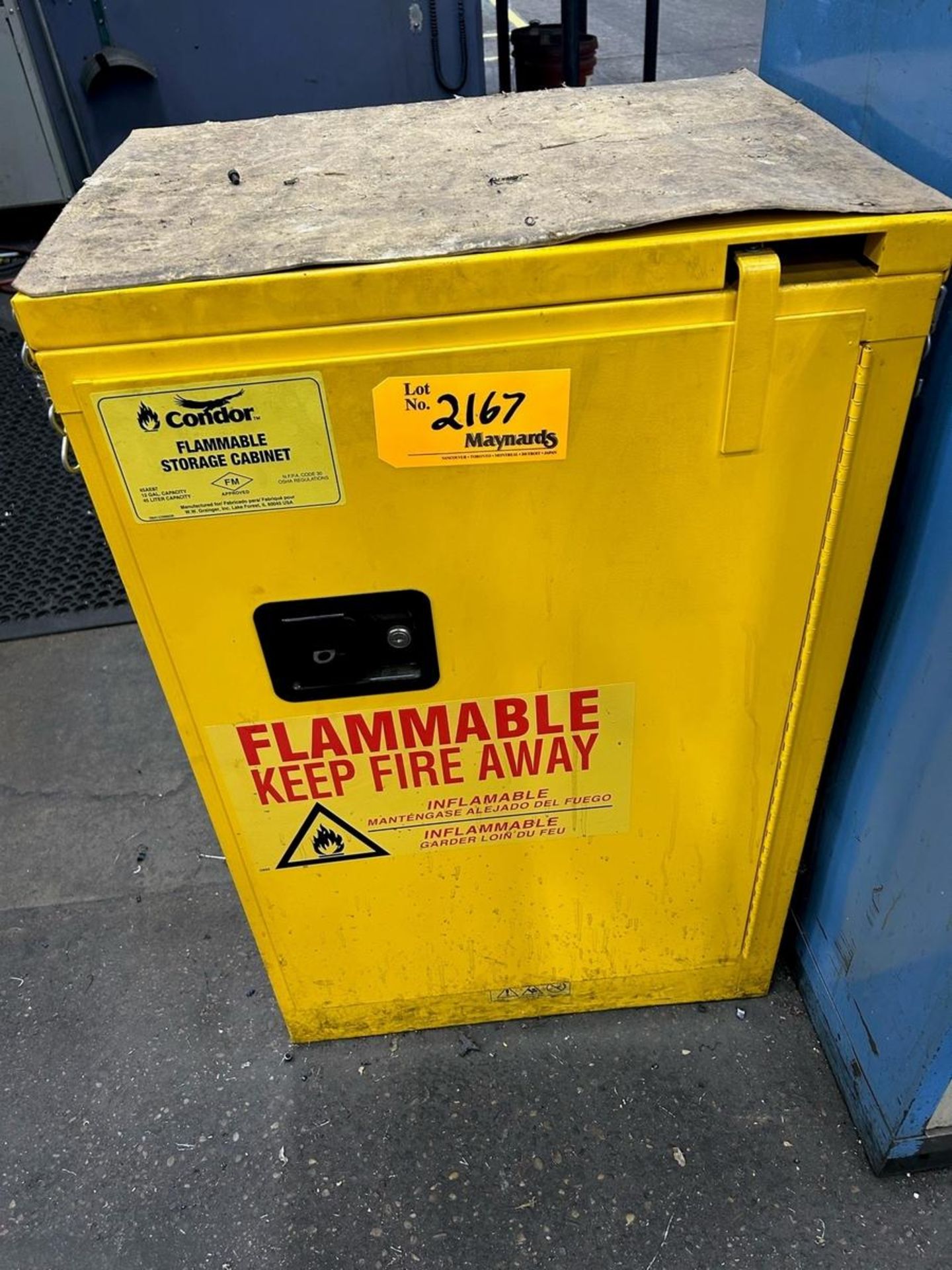 Coridor Key Locked Industrial Flammable Storage Cabinet