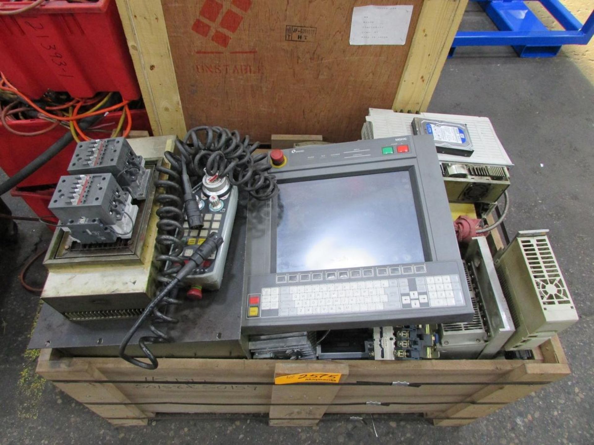 Crate of Assorted Out of Service Electrical Machine Parts - Image 2 of 3