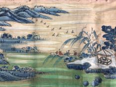 CHINESE PAINTING ON SILK2 20TH CENTURY