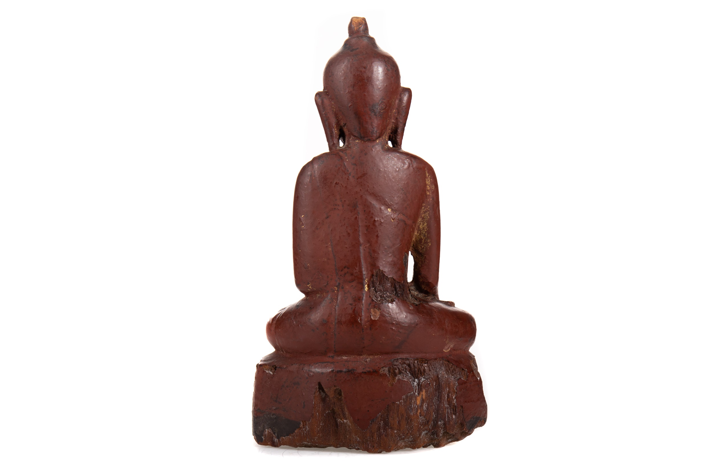 SINO-TIBETAN RED LACQUER BUDDHA2 19TH CENTURY - Image 2 of 3