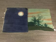 TWO JAPANESE SILK PANELS2