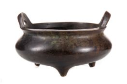 CHINESE BRONZE OPEN CENSER2