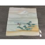 JAPANESE CREPE SILK PRINTED AND EMBROIDERED PANEL2