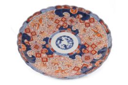 JAPANESE IMARI WALL PLAQUE, MEIJI PERIOD