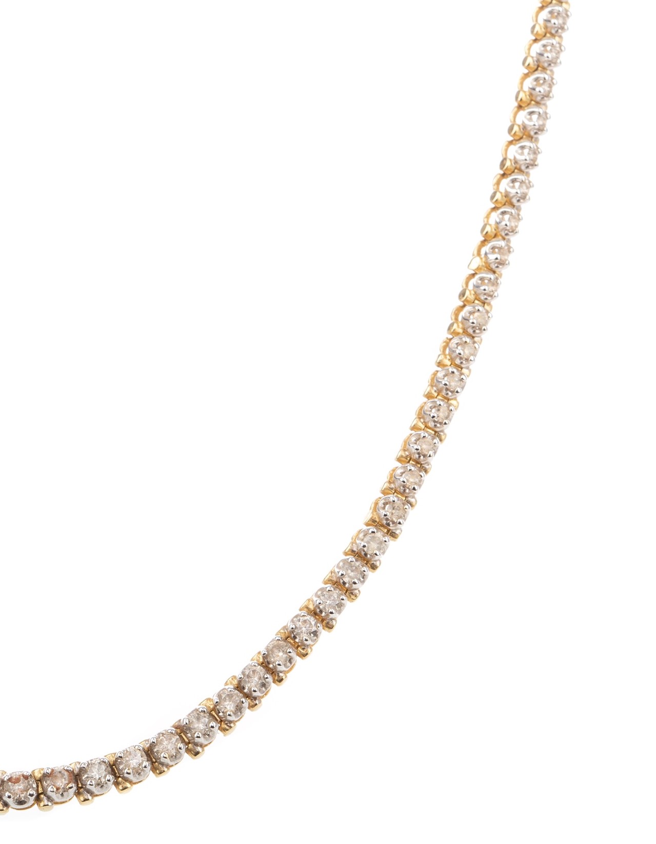 A DIAMOND LINE NECKLACE - Image 4 of 4