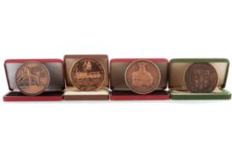 FOUR BRONZE MEDALS