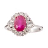 RUBY AND DIAMOND RING