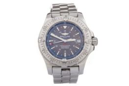 BREITLING COLT AUTOMATIC STAINLESS STEEL WRIST WATCH