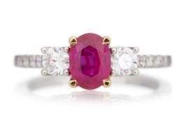 RUBY AND DIAMOND RING