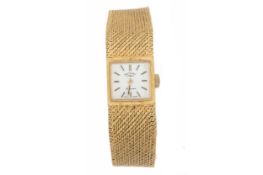 ROTARY GOLD PLATED MANUAL WIND WRIST WATCH