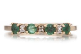 EMERALD AND DIAMOND RING