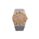 OMEGA CONSTELLATION STAINLESS STEEL QUARTZ WRIST WATCH