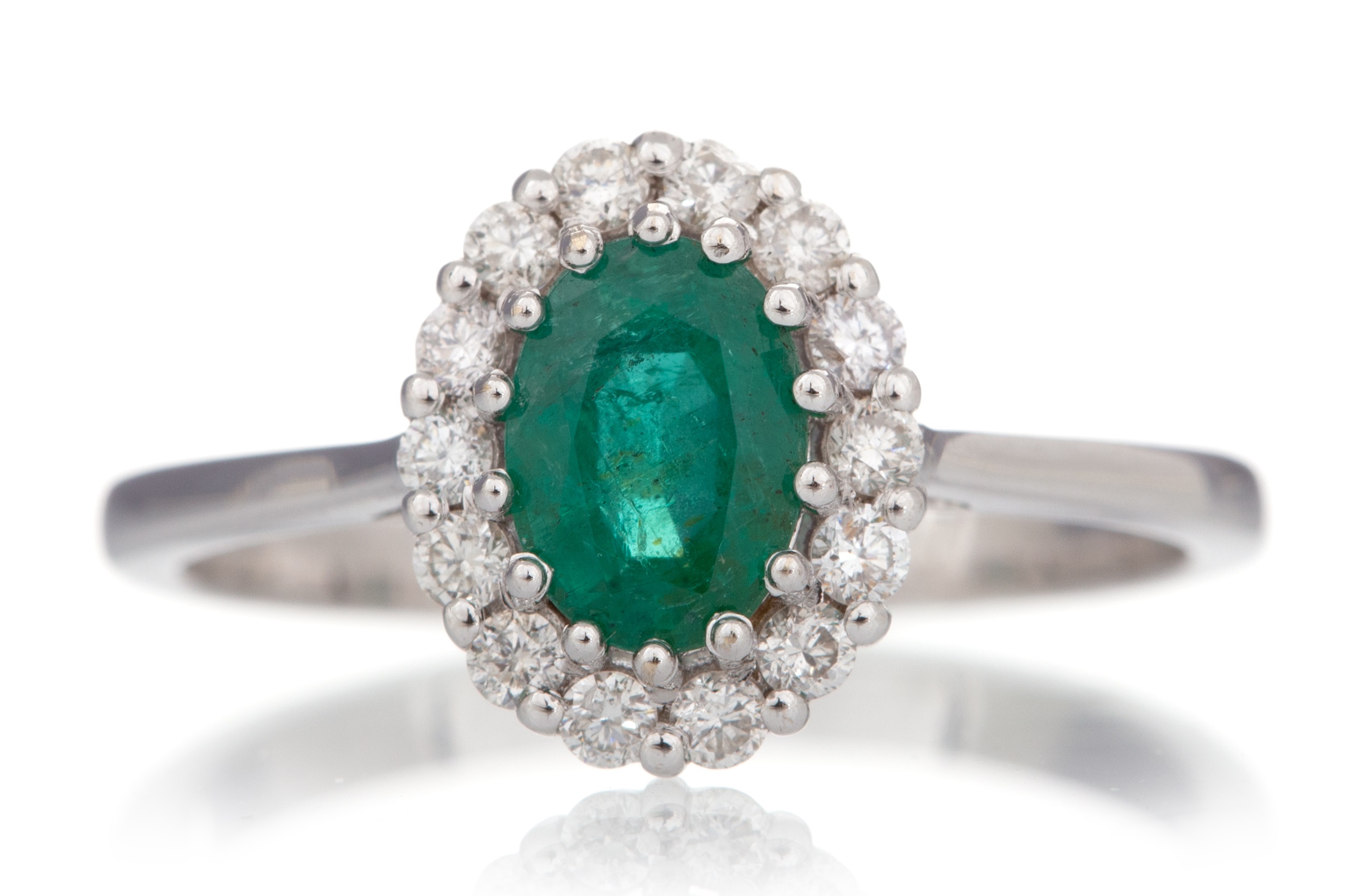 EMERALD AND DIAMOND RING