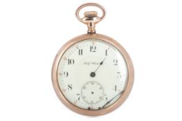 KALOF GOLD FILLED OPEN FACE POCKET WATCH