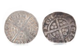 TWO EDWARD I PENNIES