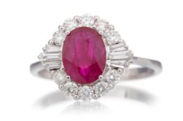 RUBY AND DIAMOND RING