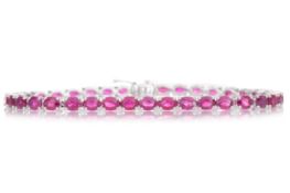 RUBY TENNIS BRACELET