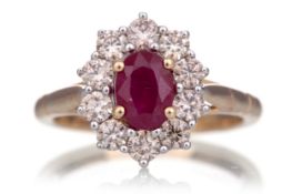 RUBY AND DIAMOND RING