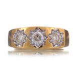 CERTIFICATED DIAMOND GYPSY RING