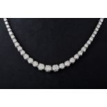 DIAMOND LINE NECKLACE