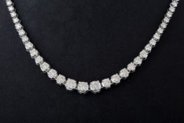 DIAMOND LINE NECKLACE