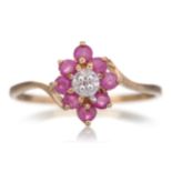 RUBY AND DIAMOND RING