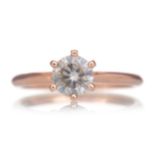 CERTIFICATED DIAMOND SOLITAIRE RING