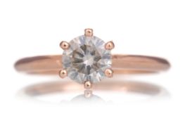 CERTIFICATED DIAMOND SOLITAIRE RING